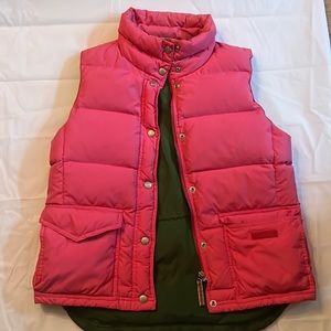 J Crew Girls Pink and Green Vest